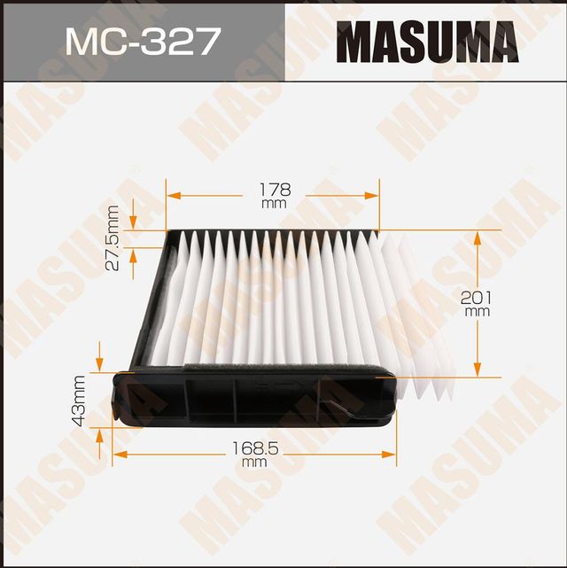Салонный фильтр Masuma. Артикул MC-327