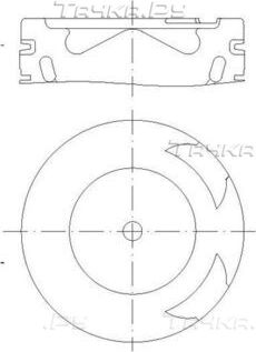 Поршень Mahle для Mercedes-Benz Actros MP4 2011-2019. Артикул 001 PI 00186 000
