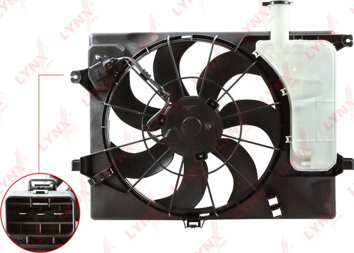 Вентилятор радиатора двигателя LYNXauto. Артикул RF-1563