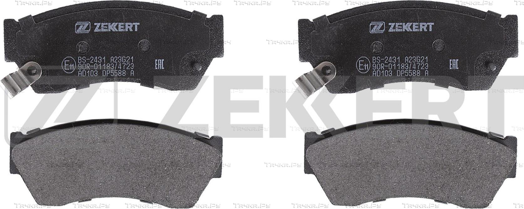 Тормозные колодки Zekkert передние для Suzuki Alto IV 1994-1998. Артикул BS-2431