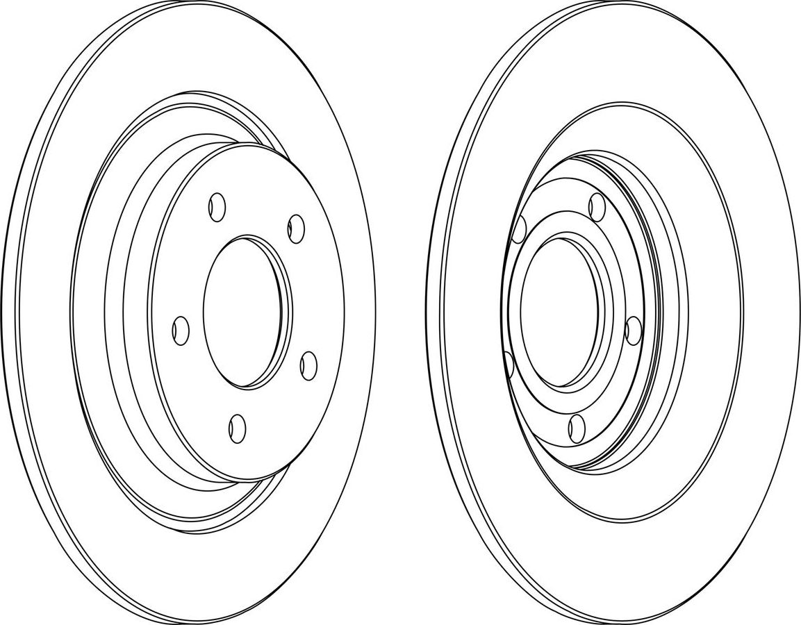 Тормозной диск Ferodo Premier. Артикул DDF1547C