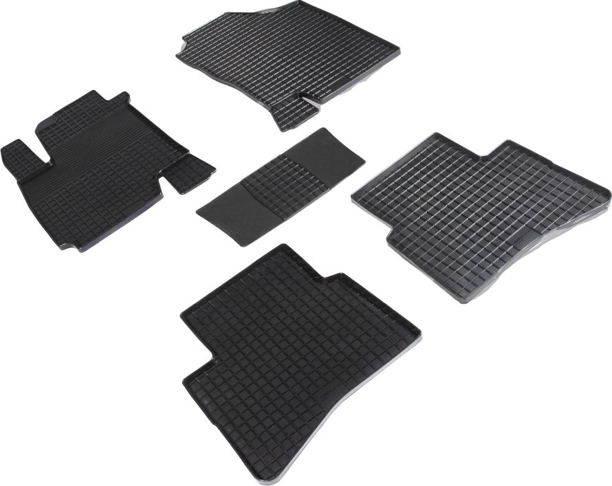 Коврики резиновые Seintex с узором сетка для салона Jaс S3 2014-2026. Артикул 95090