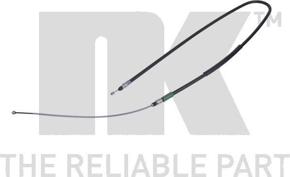 Трос ручника (тросик ручного тормоза) NK. Артикул 901535