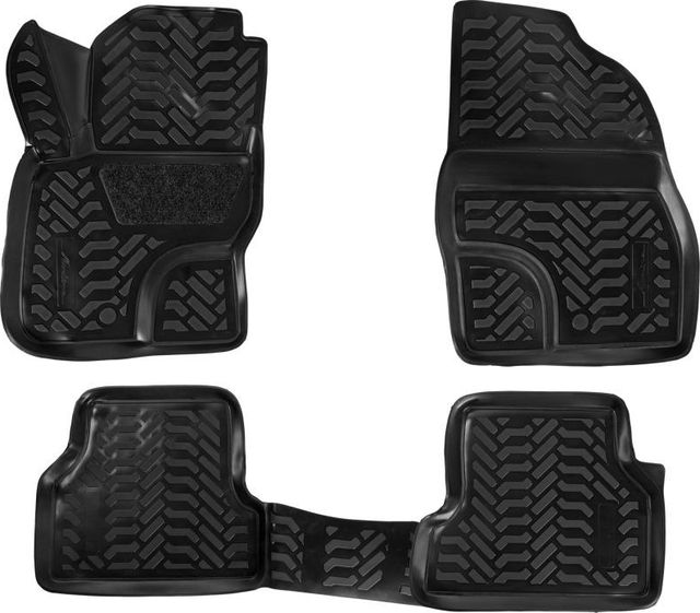 Коврики Airline 3D с высоким бортиком для салона Ford Focus II 2005-2011. Артикул ACM-PS-28