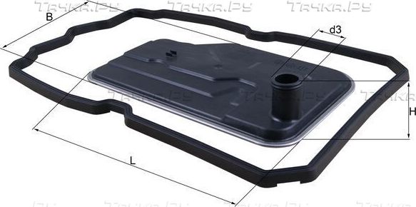 Фильтр АКПП Mahle-Knecht для PUCH G-modell W463 1989-2001. Артикул HX 124D