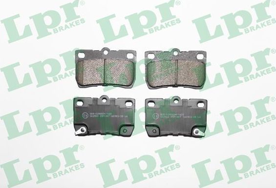 Тормозные колодки LPR. Артикул 05P1407