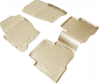Коврики Норпласт для салона Land Rover Discovery IV 2009-2016. БЕЖЕВЫЕ. Артикул NPL-Po-46-05Beige