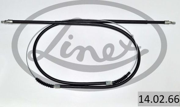 Трос ручника (тросик ручного тормоза) Linex. Артикул 14.02.66