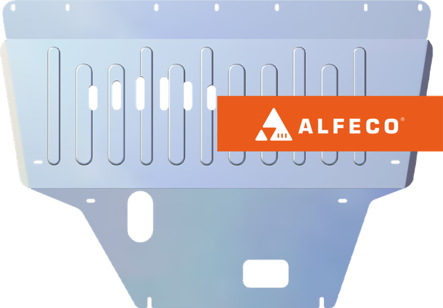 Защита алюминиевая Alfeco для картера и МКПП Alfa Romeo Giulietta III 2010-2026. Артикул ALF.42.02al