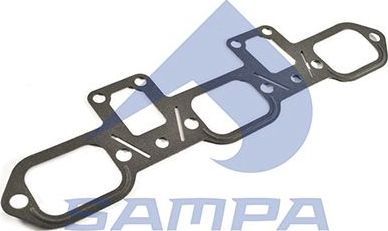Прокладка впускного коллектора Sampa для Renault Magnum 1990-2013. Артикул 078.015