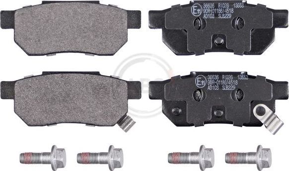 Тормозные колодки ABS. Артикул 36636