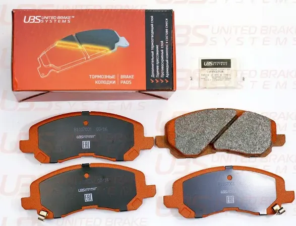 Тормозные колодкиMITS OUTLANDER III 2.0-2.4 12-/ASX/LANCER 03-/08-/10-/CITR C4 A (UBS). Артикул B1107001