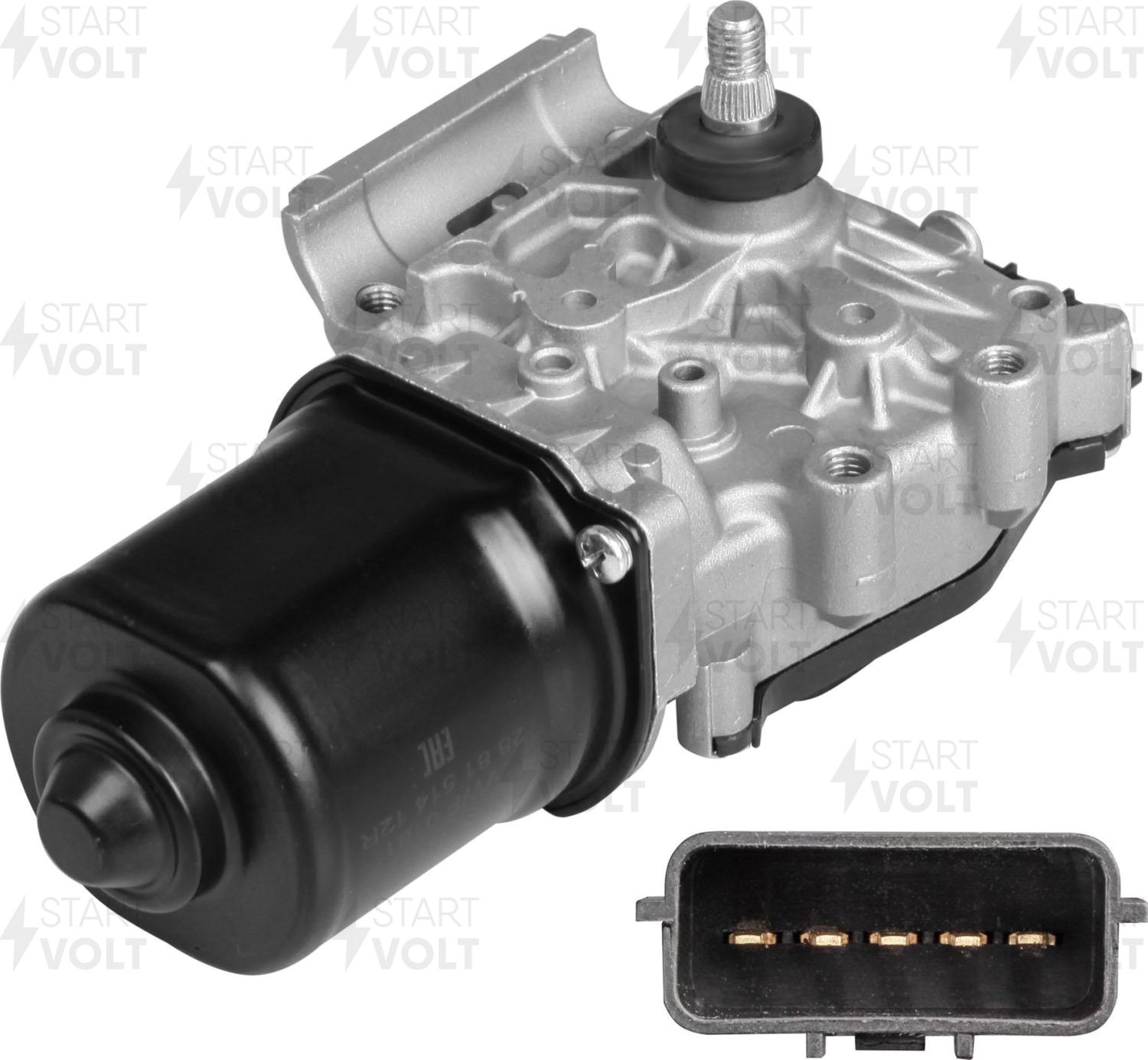 Мотор стеклоочистителя (моторчик дворников) StartVOLT. Артикул VWF 0181