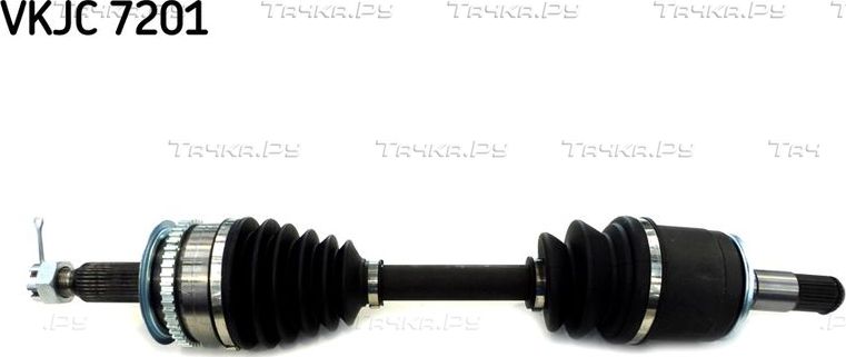 Полуось (привод в сборе, приводной вал) SKF для Mitsubishi Pajero Sport II 2008-2016. Артикул VKJC 7201