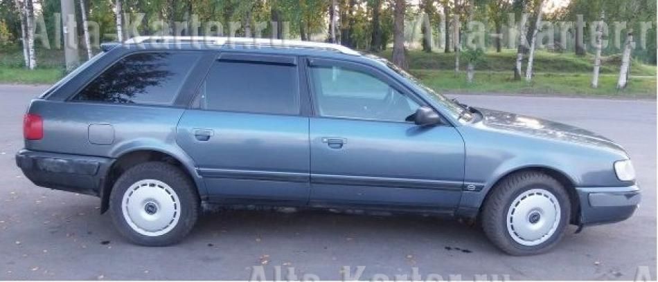 Дефлекторы Cobra Tuning для окон Audi А6 C4 универсал 1994-1997. Артикул A11290