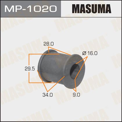 Втулки стабилизатора Masuma задние для Toyota Highlander I (U20) 2000-2010. Артикул MP-1020