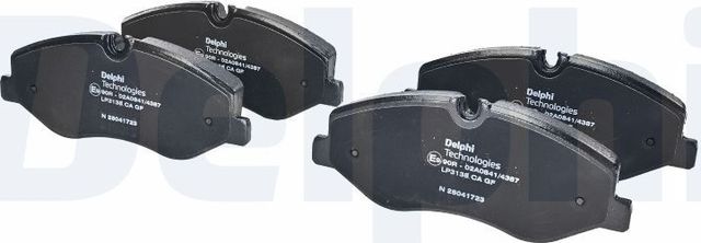 Тормозные колодки Delphi (Low-Metallic). Артикул LP3138