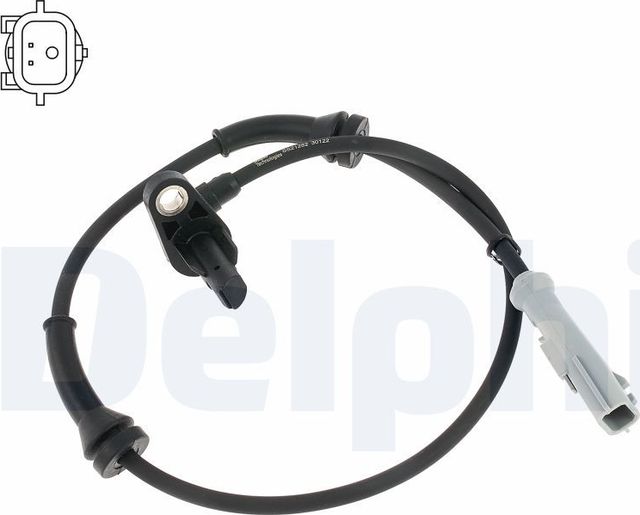Датчик ABS Delphi для Renault Kangoo II 2008-2026. Артикул SS21282-12B1