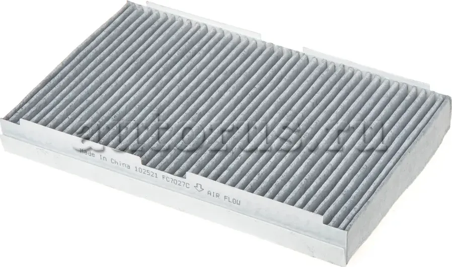 Фильтр салонный угольный Citroen C2, C3, C3 Picasso, C4, C4 II, DS4, Peugeot 100 (Partra). Артикул FC7027C