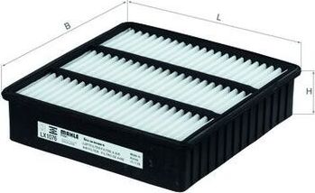 Воздушный фильтр Mahle для Mitsubishi Galant VIII 1996-2004. Артикул LX 1076