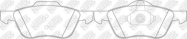 Тормозные колодки NiBK. Артикул PN0227
