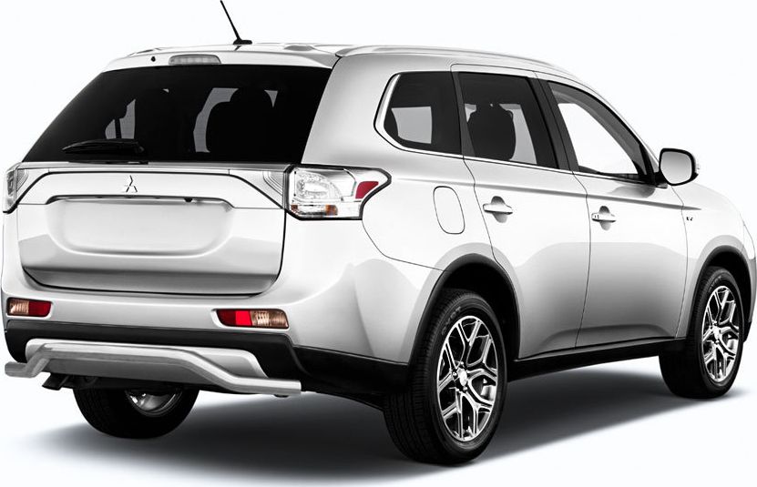 Защита Slitkoff заднего бампера d57 волна для Mitsubishi Outlander III 2015-2026. Артикул MOUT15-010