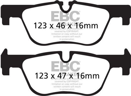 Тормозные колодки EBC Brakes. Артикул DP22132