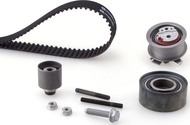 Ремень ГРМ с роликами (комплект) Gates PowerGrip® для Jeep Compass I 2007-2016. Артикул K015607XS