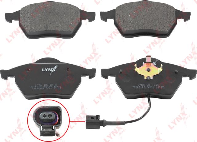 Тормозные колодки LYNXauto. Артикул BD-1212
