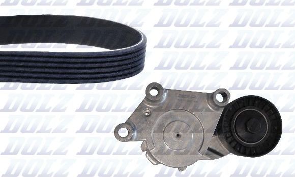Ремень ГРМ с роликами (комплект) Dolz. Артикул SKD195A