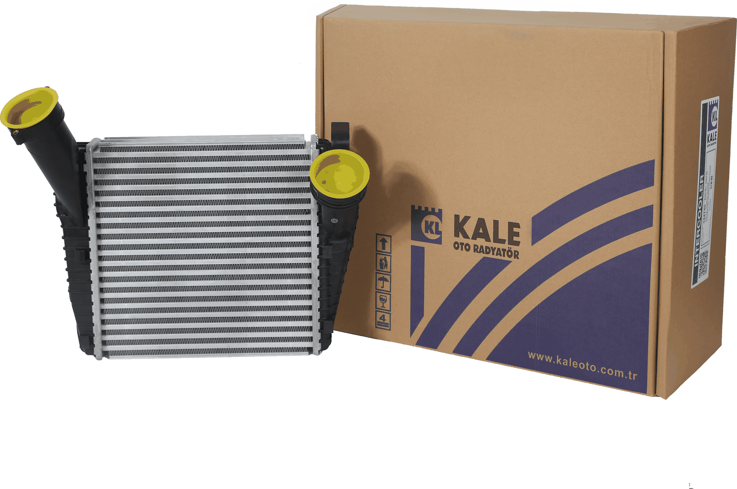 Радиатор интеркулера для а/м VW Touareg (02-)  Touareg II (10-) левый паяный (Kale). Артикул 344740