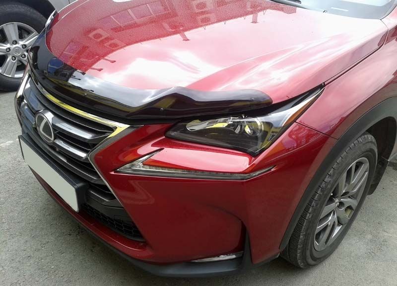 Дефлектор SIM для капота Lexus NX 2014-2021. Артикул SLENX1412