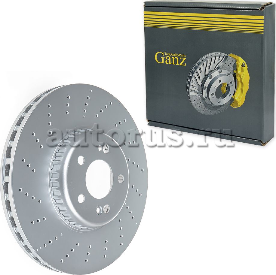 Диск тормозной передний (Ganz). Артикул GIJ06256