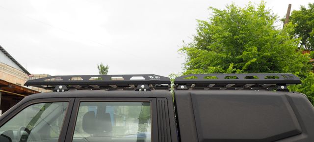 Багажник экспедиционный АВС-Дизайн на крышу кабины УАЗ Пикап 2010-2023. Артикул ABC.UAZ.LC.001