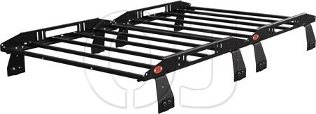 Экспедиционный багажник разборный OJ 2,4х1,4м (крепл. для доп. фар) для Land Rover Defender 90 1983-2026. Артикул 01.270.40