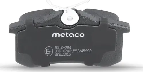 Колодки тормозные задние дисковые к-кт (Metaco). Артикул 3010284