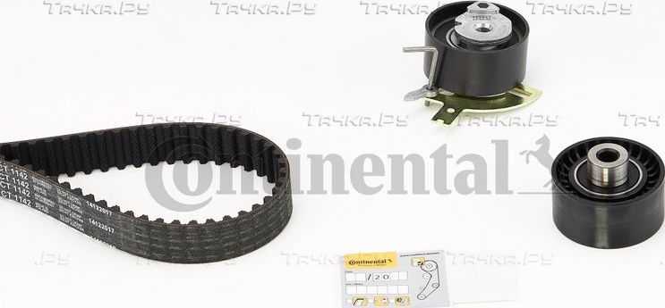 Ремень ГРМ с роликами (комплект) ContiTech для Citroen C8 I 2006-2014. Артикул CT1142K1