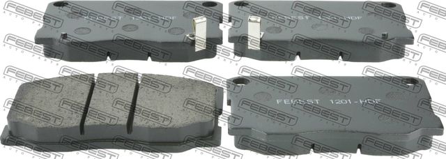 Тормозные колодки Febest передние для Hyundai HD78 2006-2026. Артикул 1201-HDF