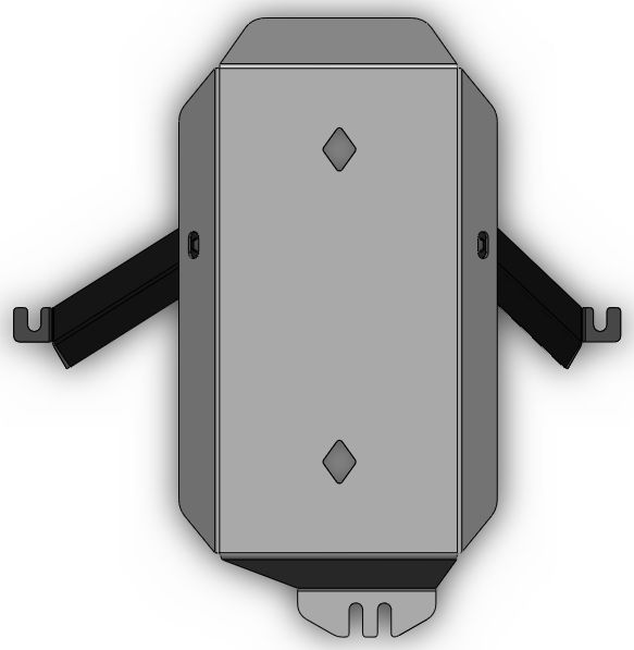 Защита алюминиевая АВС-Дизайн для редуктора Haval F7x 4WD 2019-2026. Артикул 06.03ABC