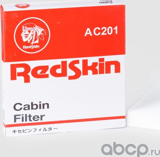 Фильтр салонный AC-201, угольный REDSKIN Redskin. Артикул AC201