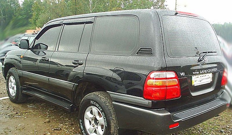 Дефлекторы SIM для окон Toyota Land Cruiser 100 1998-2007. Артикул STOLCR9832