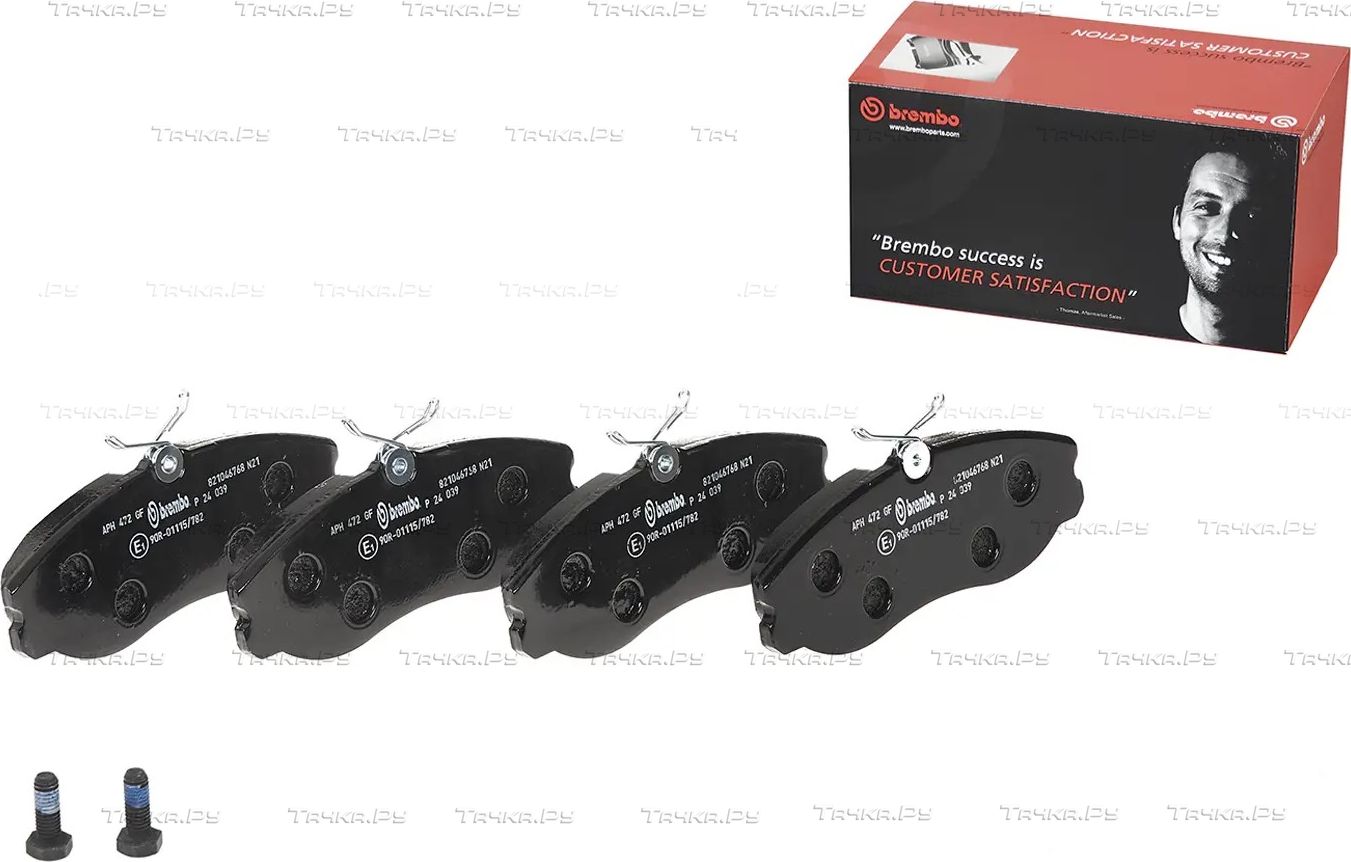 Тормозные колодки Brembo PRIME LINE передние для Nissan Terrano II 1993-2007. Артикул P 24 039
