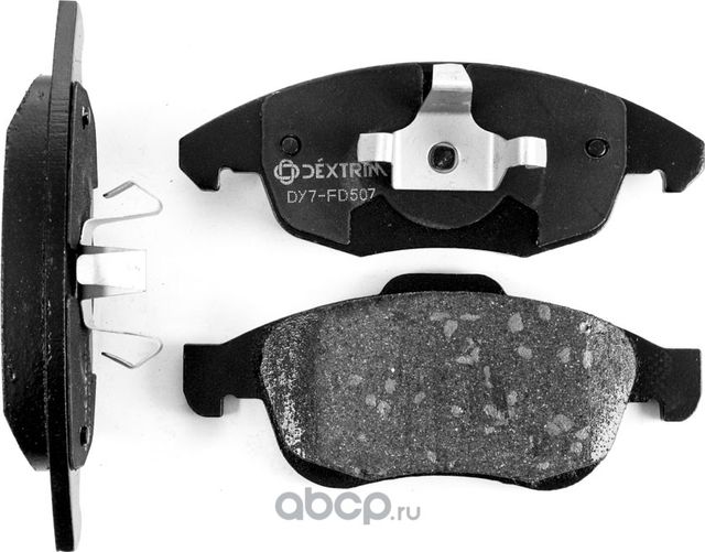 Колодки тормозные передние (Dextrim). Артикул DX7FD507