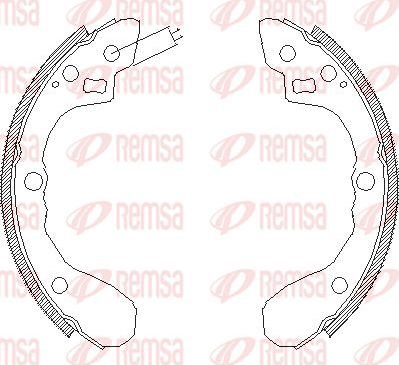Тормозные колодки Remsa. Артикул 4060.00
