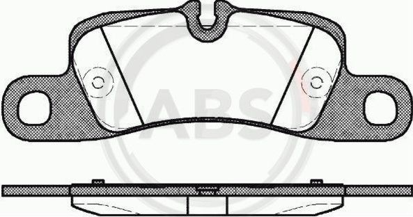 Тормозные колодки ABS. Артикул 37725