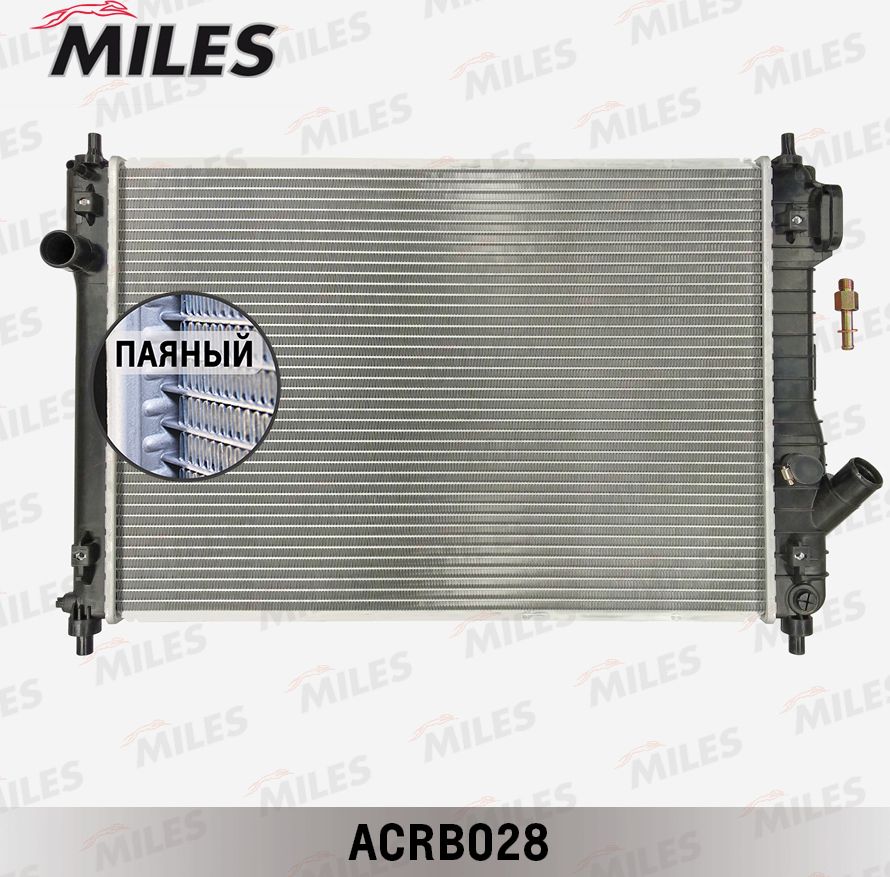 Радиатор охлаждения двигателя Miles (алюминий). Артикул ACRB028