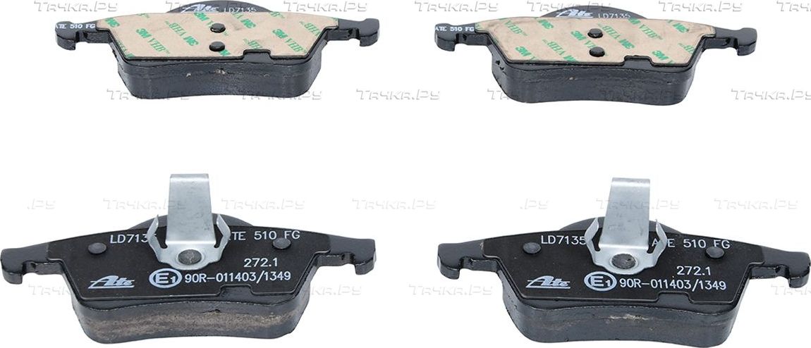 Тормозные колодки ATE Ceramic задние для Volvo XC70 I 1997-2007. Артикул 13.0470-7135.2