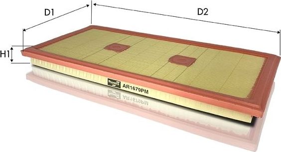 Воздушный фильтр Tecneco Filters. Артикул AR1679PM