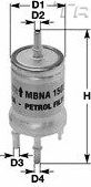 Топливный фильтр Clean Filters. Артикул MBNA1503