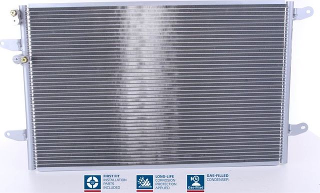 Радиатор кондиционера (конденсатор) Nissens (алюминий) для Volkswagen Phaeton I 2002-2016. Артикул 940491